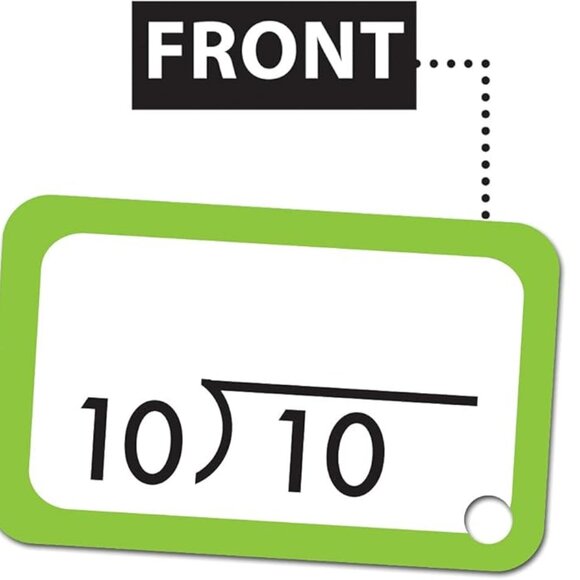 New Edupress Math in a Flash Cards Division EP62433 Math Tools Manipulatives 2.5 - Picture 6 of 9